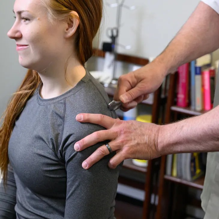 Hands-on neck adjustment